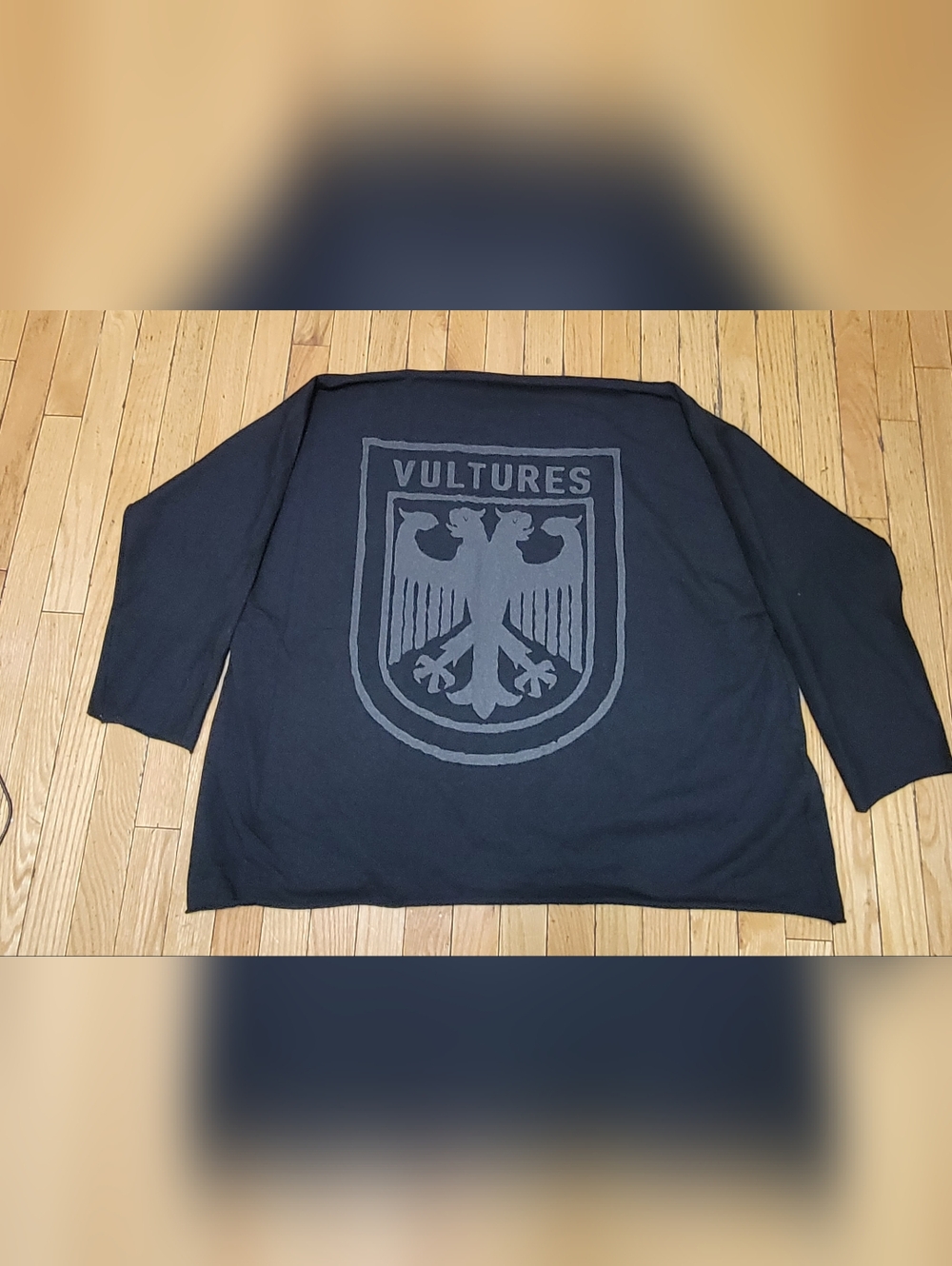 Graphic Black Crewneck Sweatshirt XL OVERSIZE